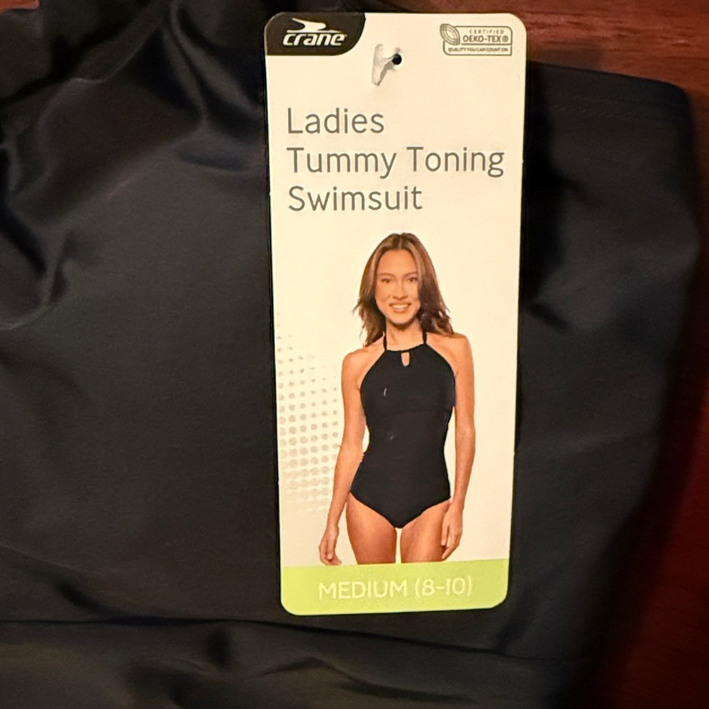 Stylish Black One Piece Swimsuit